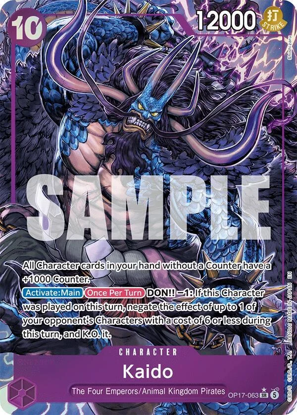 Kaido, The World's Strongest Warriors OP17-063