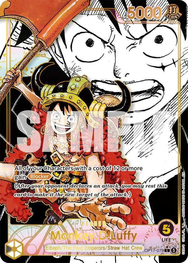 Monkey.D.Luffy, The World's Strongest Warriors OP17-079