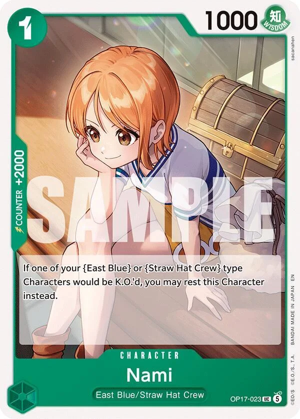 Nami, The World's Strongest Warriors OP17-023