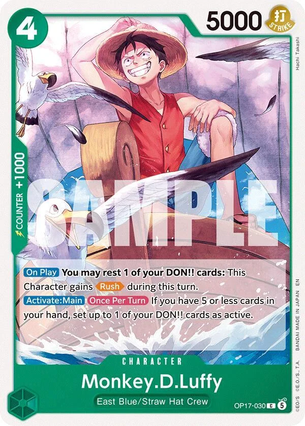 Monkey.D.Luffy, The World's Strongest Warriors OP17-030