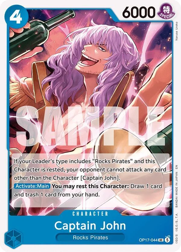 Captain John, The World's Strongest Warriors OP17-044