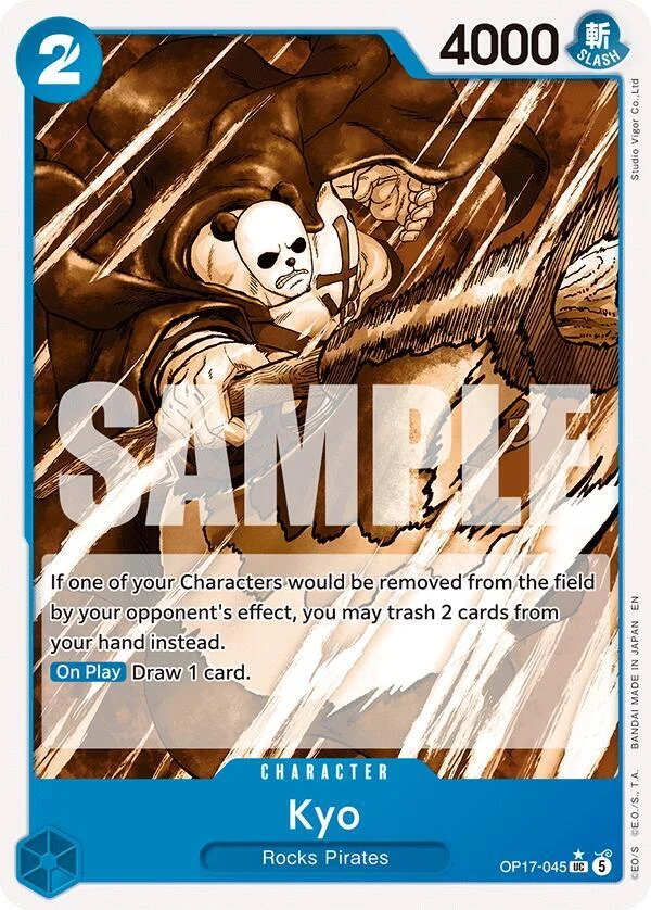 Kyo, The World's Strongest Warriors OP17-045