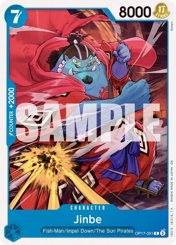 Jinbe, The World's Strongest Warriors OP17-051