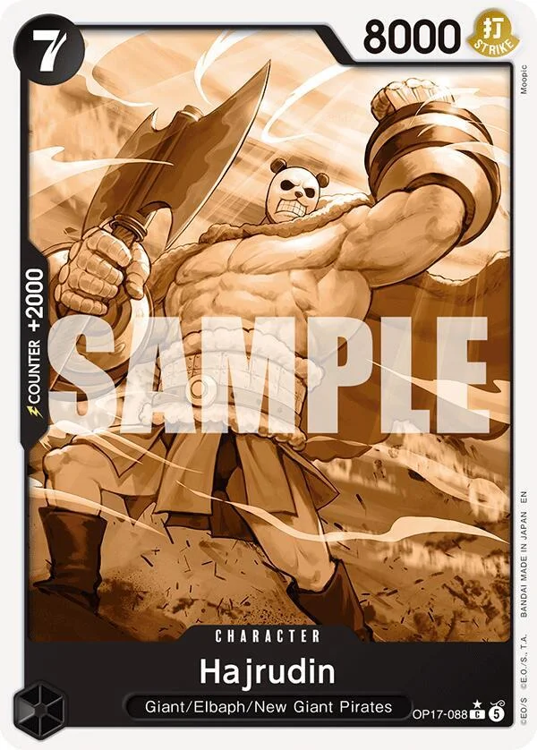 Hajrudin, The World's Strongest Warriors OP17-088