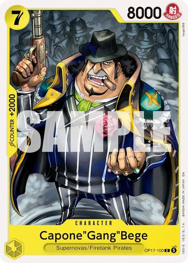 Capone"Gang"Bege, The World's Strongest Warriors OP17-100