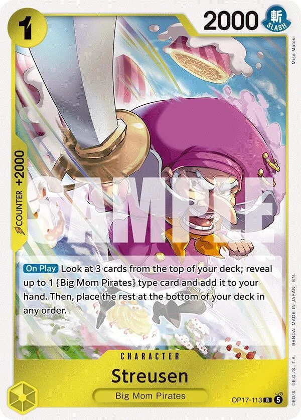 Streusen, The World's Strongest Warriors OP17-113