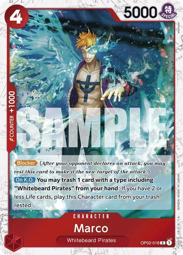 Marco, Premium Booster -The Best- OP02-018