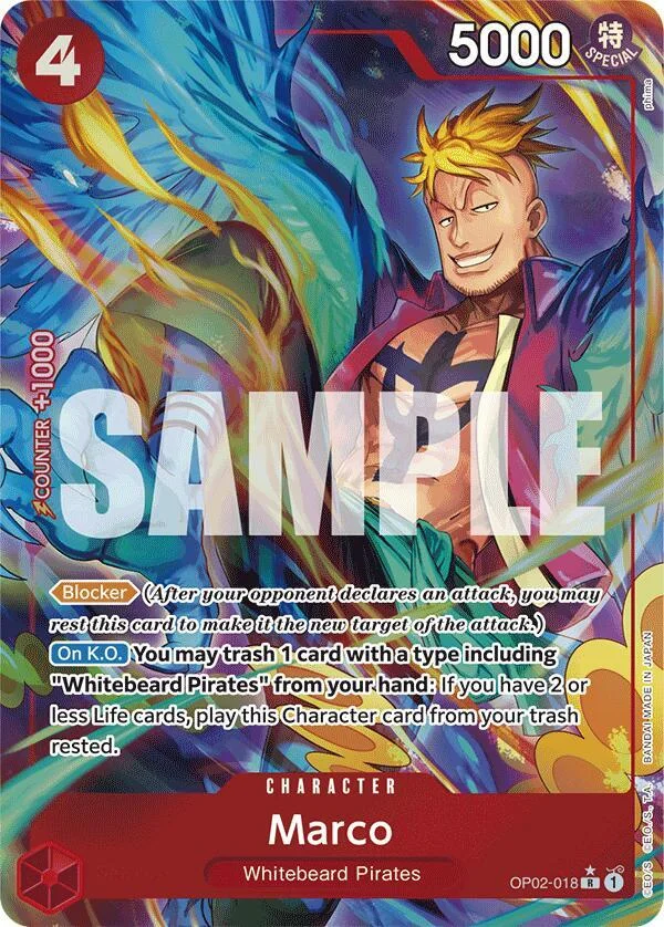 Marco, Premium Booster -The Best- OP02-018