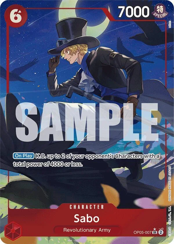 Sabo, Premium Booster -The Best- OP05-007