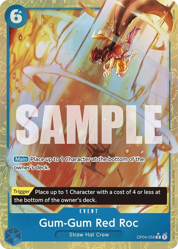 Gum-Gum Red Roc, Premium Booster -The Best- OP04-056