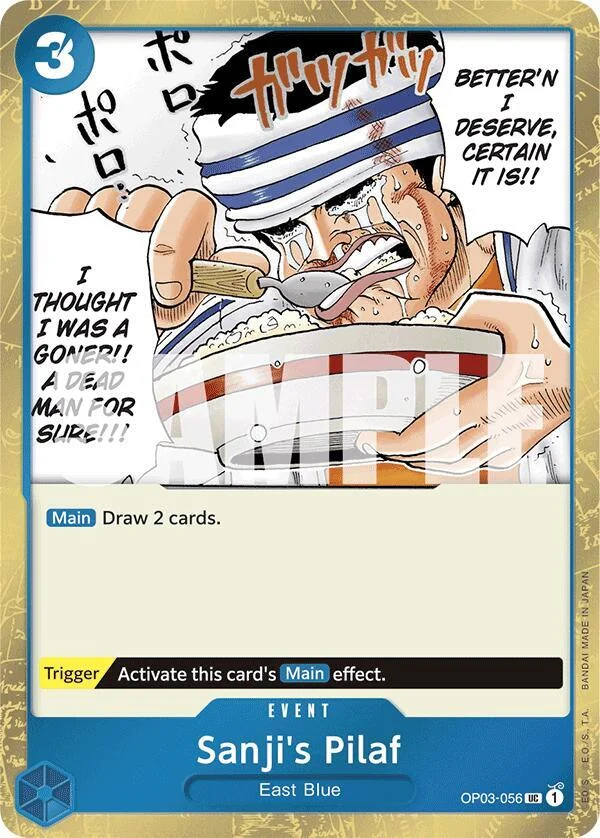 Sanji's Pilaf, Premium Booster -The Best- OP03-056