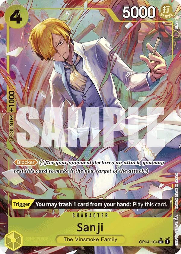 Sanji, Premium Booster -The Best- OP04-104