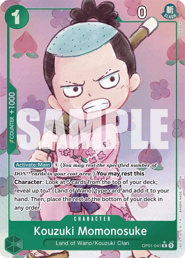 Kouzuki Momonosuke, Premium Booster -The Best- OP01-041