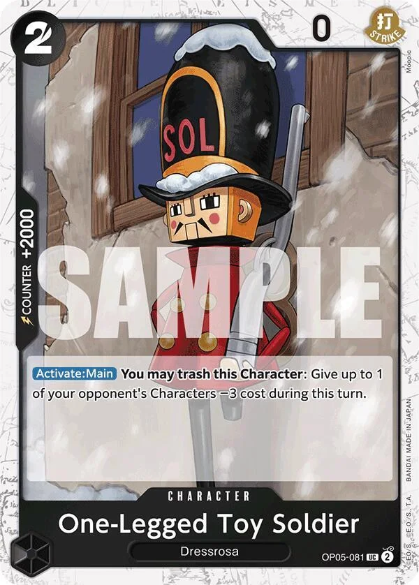 One-Legged Toy Soldier, Premium Booster -The Best- OP05-081