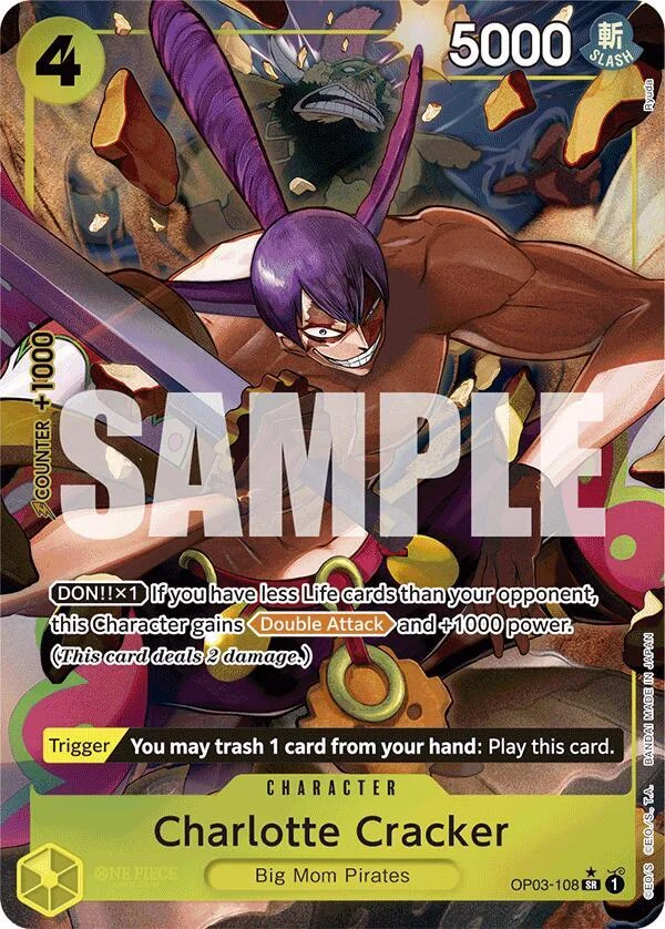 Charlotte Cracker, Premium Booster -The Best- OP03-108
