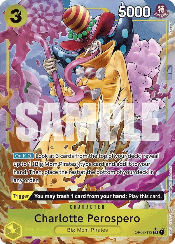 Charlotte Perospero, Premium Booster -The Best- OP03-113