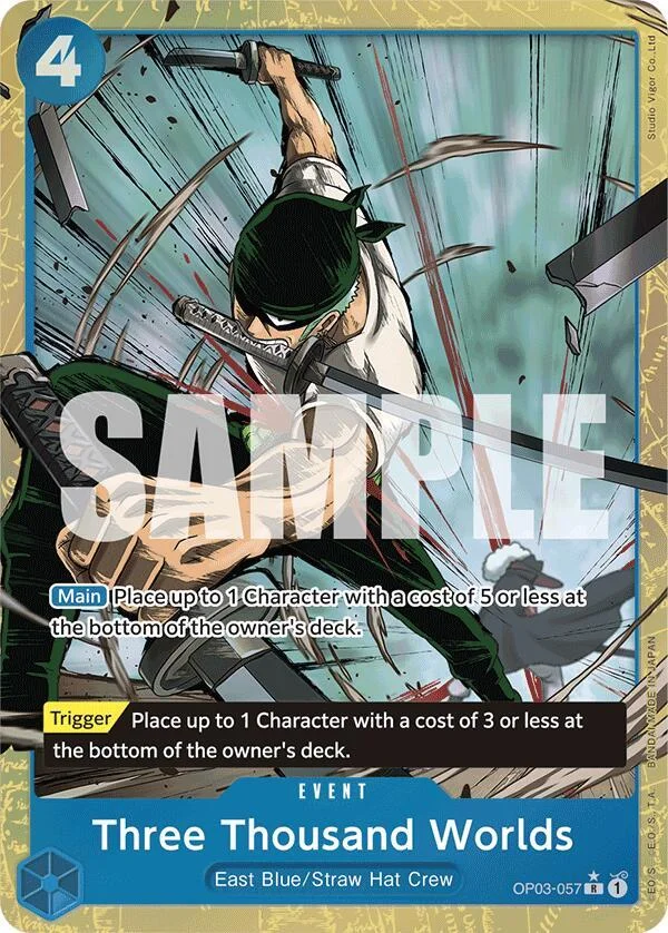 Three Thousand Worlds, Premium Booster -The Best- OP03-057