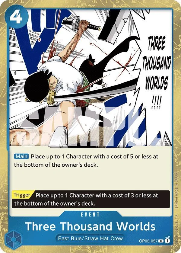 Three Thousand Worlds, Premium Booster -The Best- OP03-057