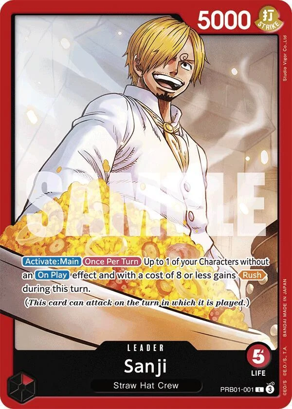 Sanji, Premium Booster -The Best- PRB01-001