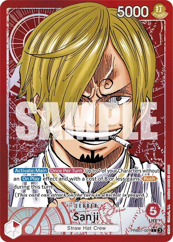 Sanji, Premium Booster -The Best- PRB01-001