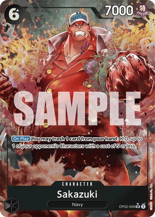 Sakazuki, Premium Booster -The Best- OP02-099