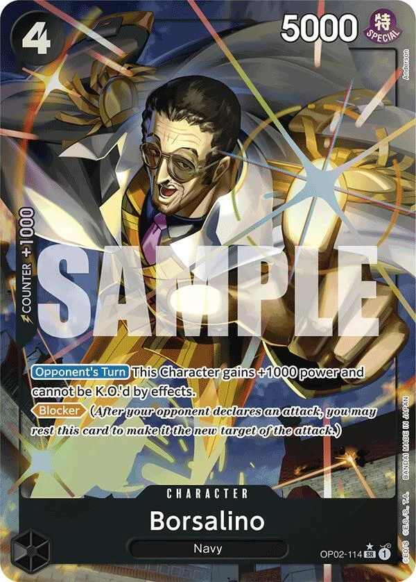 Borsalino, Premium Booster -The Best- OP02-114