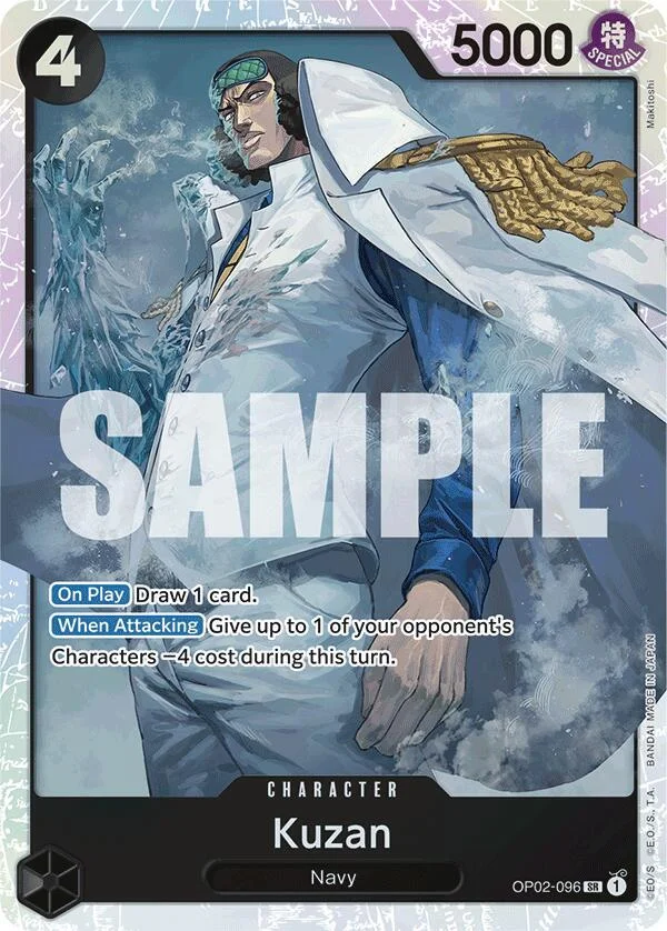 Kuzan, Premium Booster -The Best- OP02-096