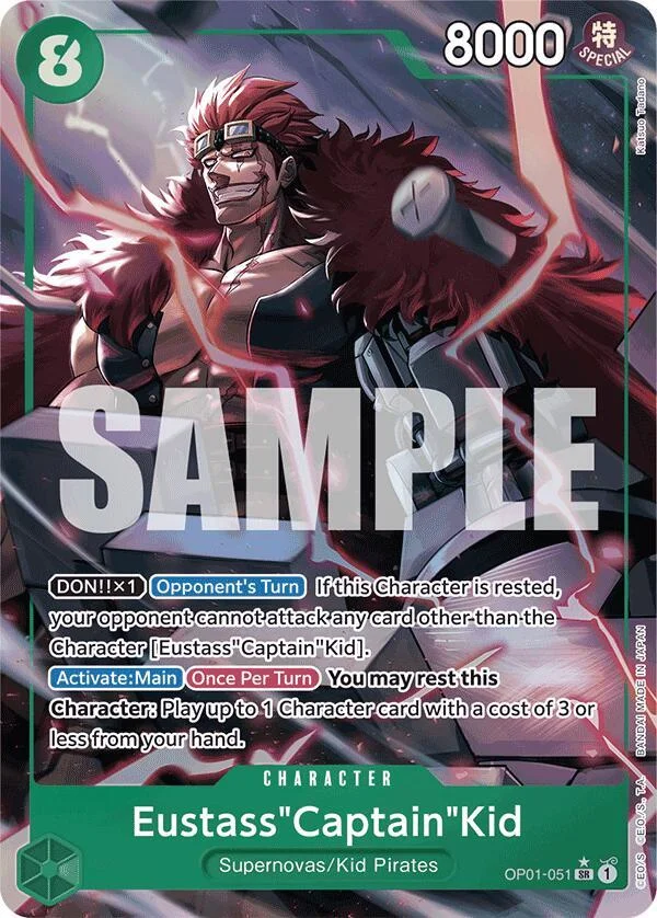 Eustass"Captain"Kid, Premium Booster -The Best- OP01-051