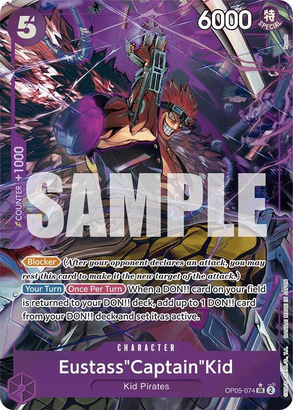 Eustass"Captain"Kid, Premium Booster -The Best- OP05-074
