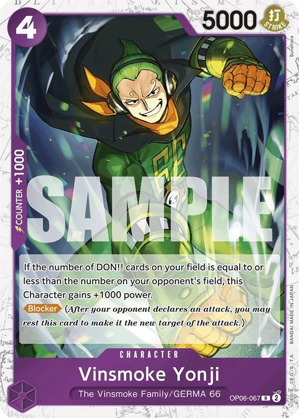 Vinsmoke Yonji, Premium Booster -The Best- OP06-067