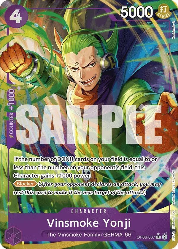 Vinsmoke Yonji, Premium Booster -The Best- OP06-067