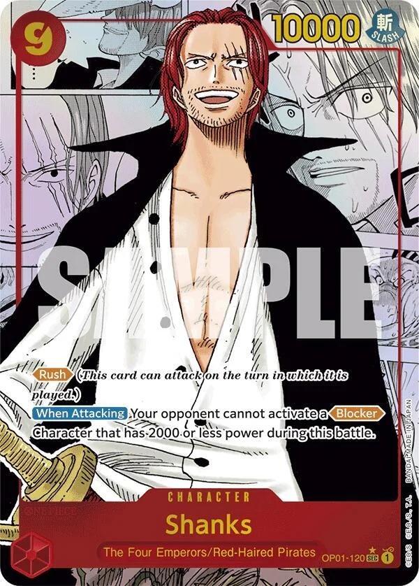 Shanks, Premium Booster -The Best- OP01-120