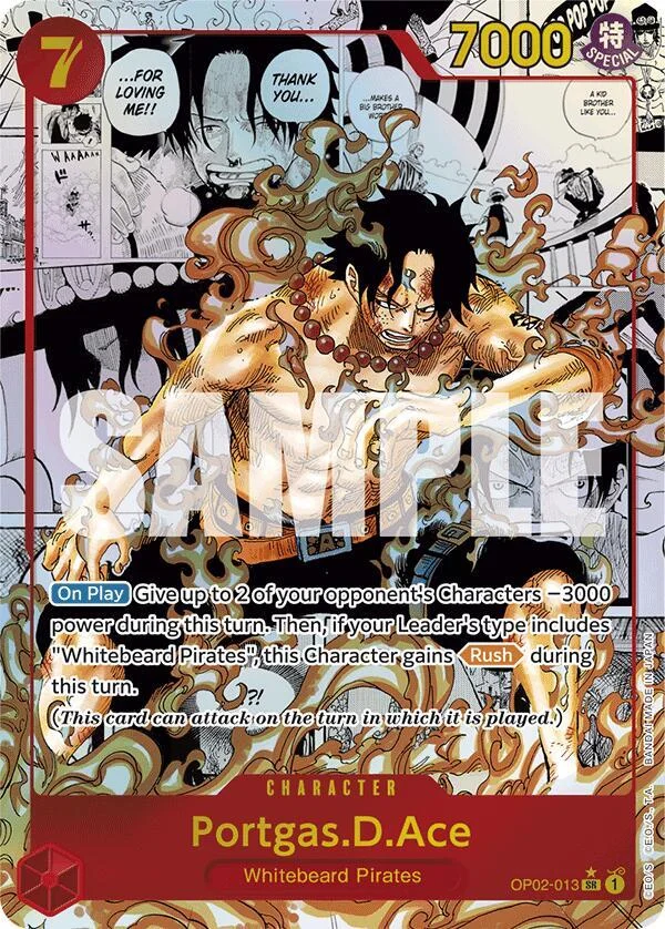 Portgas.D.Ace, Premium Booster -The Best- OP02-013