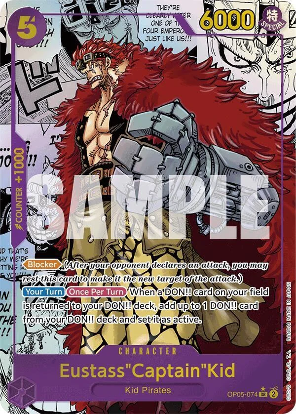 Eustass"Captain"Kid, Premium Booster -The Best- OP05-074