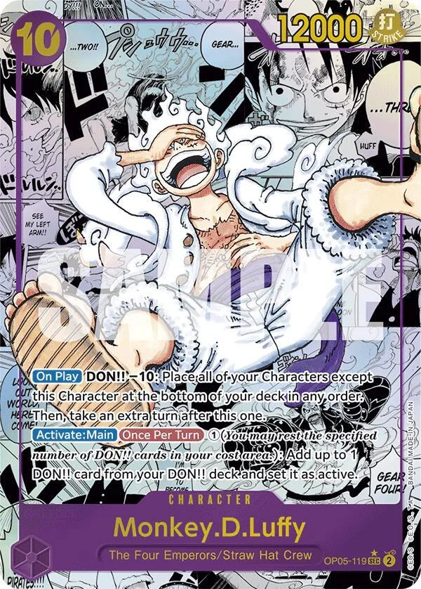 Monkey.D.Luffy, Premium Booster -The Best- OP05-119