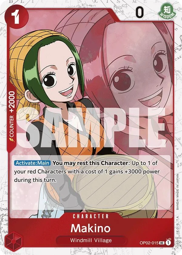 Makino, Premium Booster -The Best- OP02-015