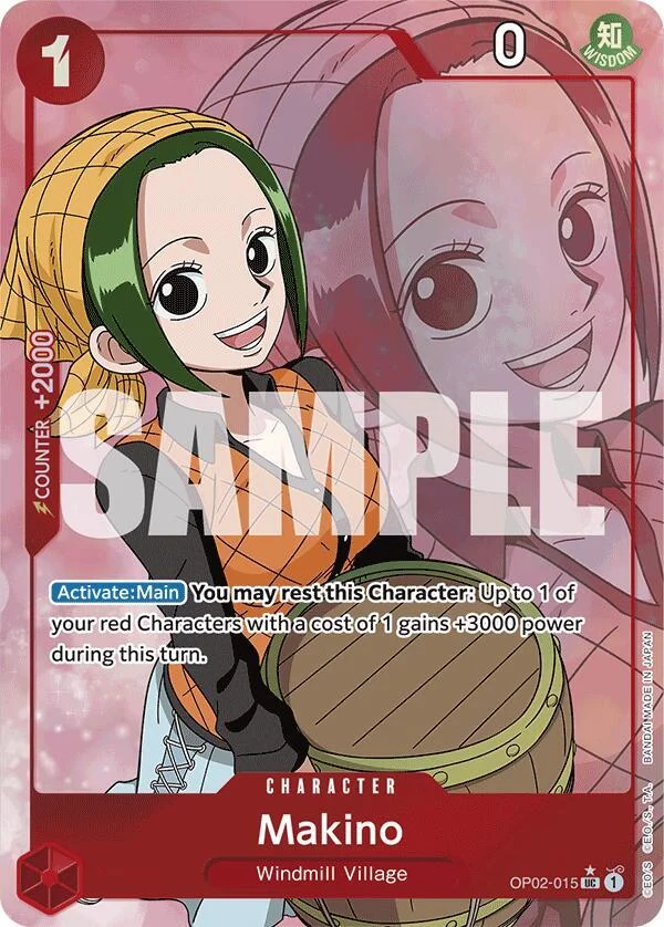 Makino, Premium Booster -The Best- OP02-015