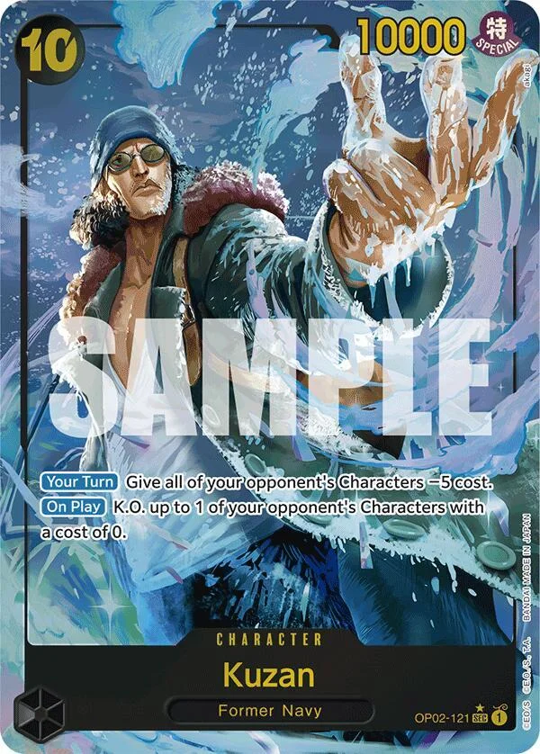 Kuzan, Premium Booster -The Best- OP02-121