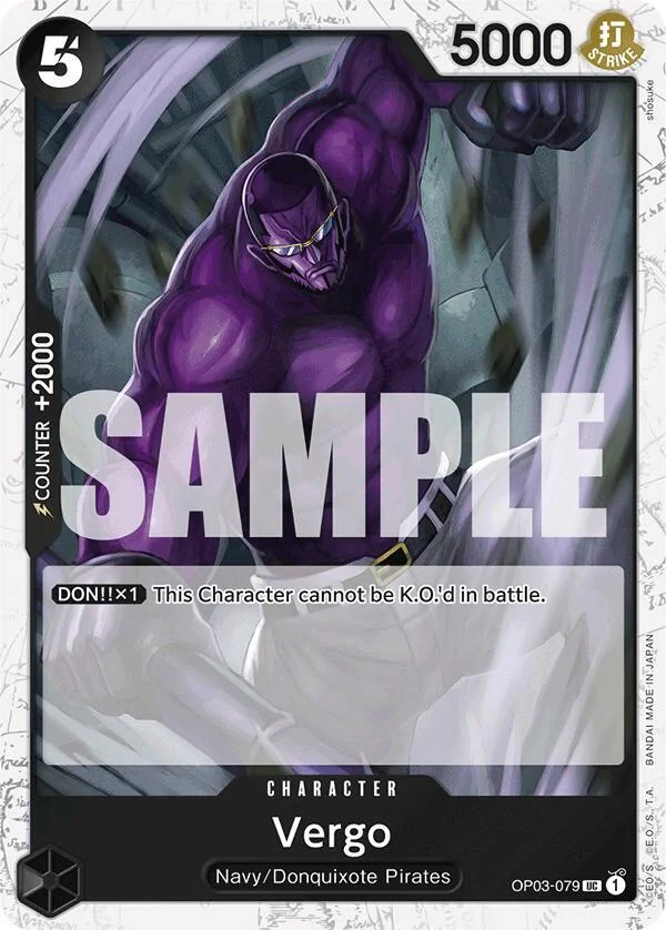 Vergo, Premium Booster -The Best- OP03-079