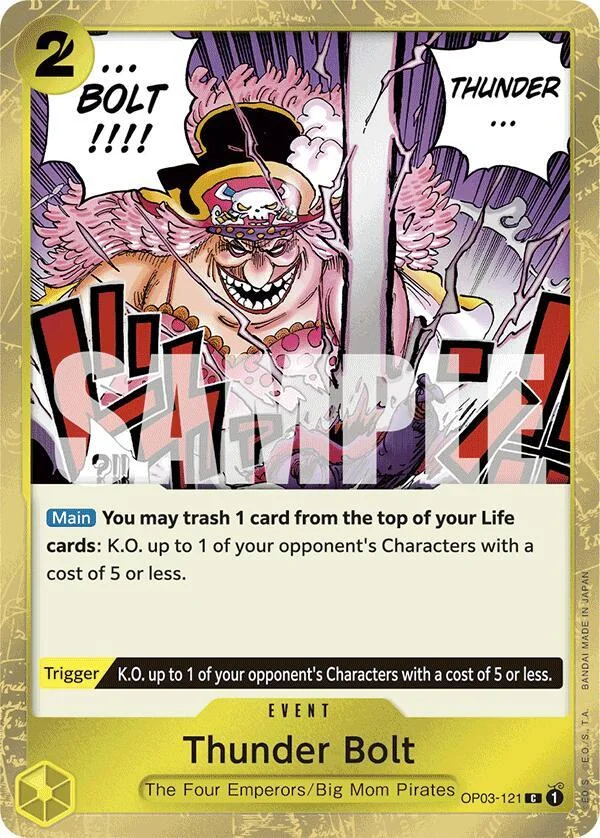Thunder Bolt, Premium Booster -The Best- OP03-121