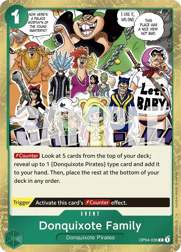 Donquixote Family, Premium Booster -The Best- OP04-036