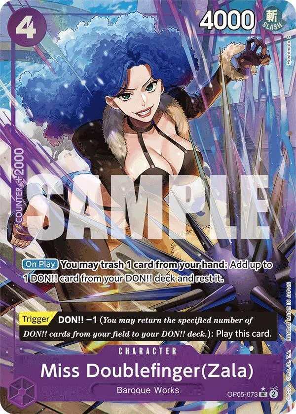 Miss Doublefinger(Zala), Premium Booster -The Best- OP05-073