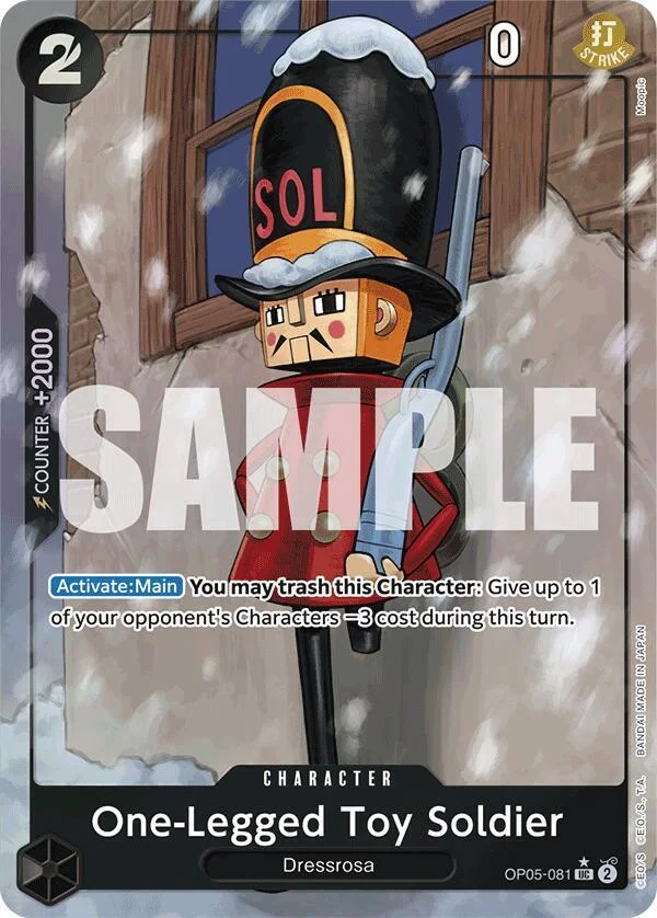 One-Legged Toy Soldier, Premium Booster -The Best- OP05-081