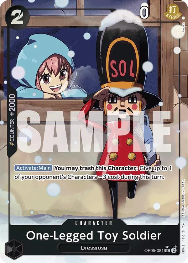 One-Legged Toy Soldier, Premium Booster -The Best- OP05-081