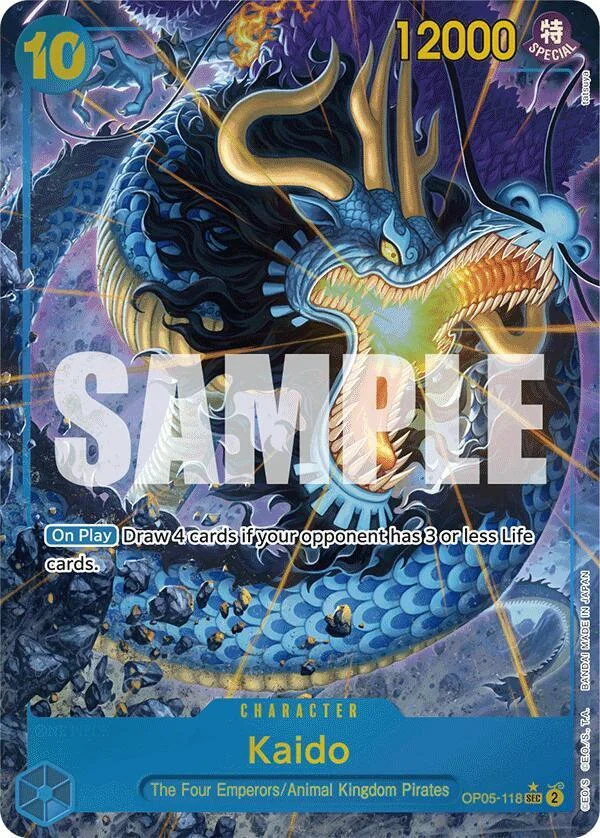 Kaido, Premium Booster -The Best- OP05-118