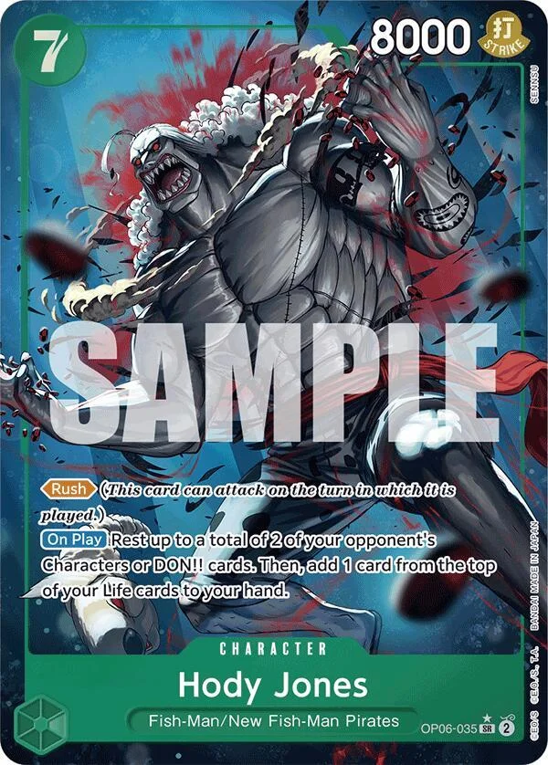 Hody Jones, Premium Booster -The Best- OP06-035