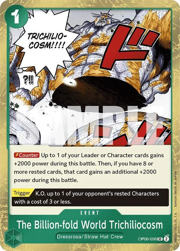 The Billion-fold World Trichiliocosm, Premium Booster -The Best- OP06-038