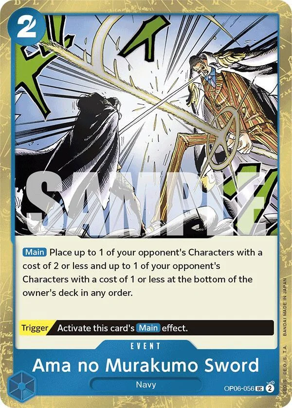 Ama no Murakumo Sword, Premium Booster -The Best- OP06-056