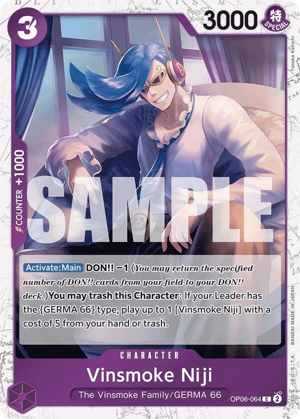 Vinsmoke Niji, Premium Booster -The Best- OP06-064