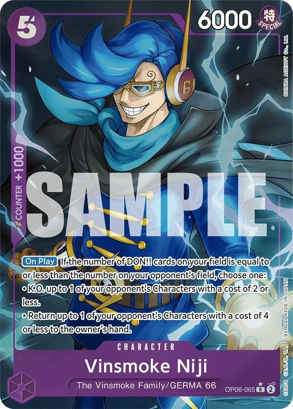 Vinsmoke Niji, Premium Booster -The Best- OP06-065